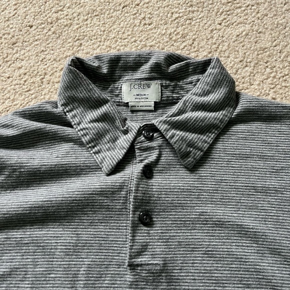 J. Crew Mens Long Sleeve Polo - Picture 3 of 3